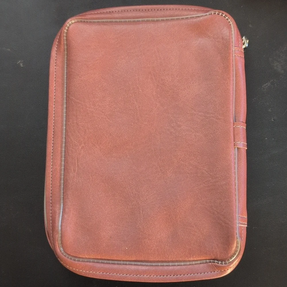 Pink Vinyl Bible Cover